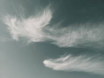 Low angle view of cloudy sky