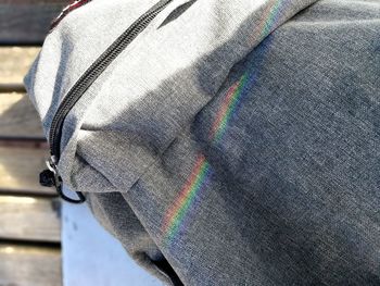 Close-up of multi colored man