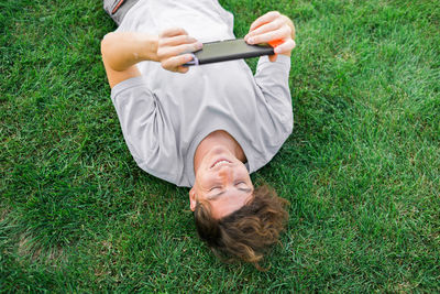 Young woman using mobile phone