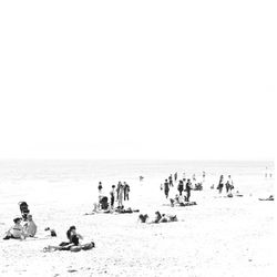 People at beach