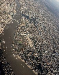 Aerial view of landscape