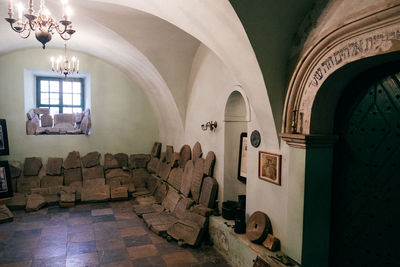 Interior of old building