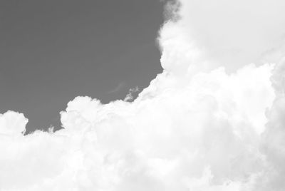 Low angle view of clouds in sky