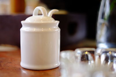 Close-up of drink on table