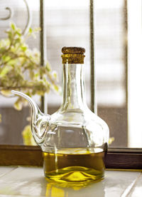 Close-up of drink on table