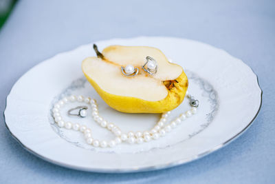 Close-up of cake on plate