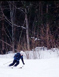 Man in snow