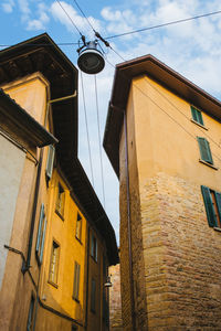 Low angle view of building against sky