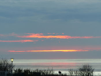 Scenic view of sky during sunset