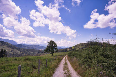 Panoramic view of landscape against sky