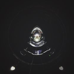 Directly below shot of ceiling