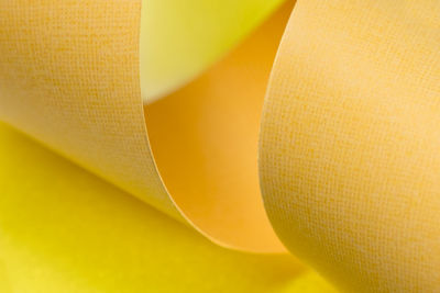 Yellow curve paper design background