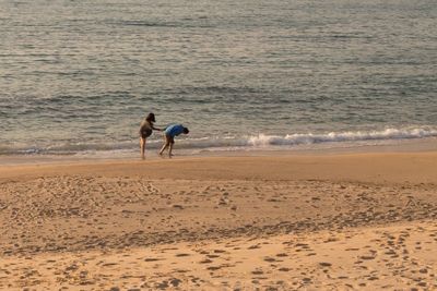 Man standing on beach