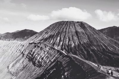 View of mt bromo against sky