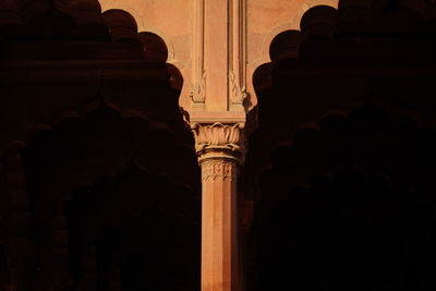 Low angle view of historical building