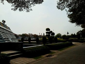 Built structure against clear sky