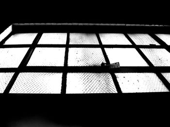 Low angle view of metal structure