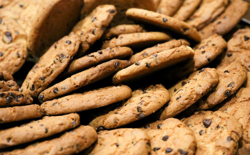 Full frame shot of cookies