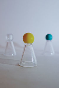 Close-up of wineglass