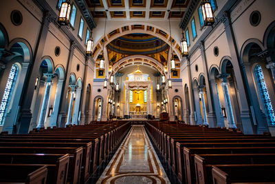 Interior of cathedral