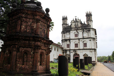 View of old building against sky