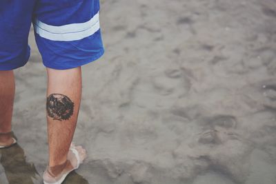 Sea tattoos with young boys in thailand