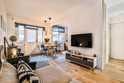 Interior of domestic living room