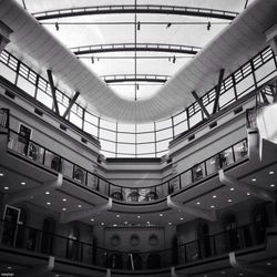 Low angle view of ceiling