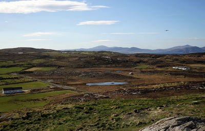 Scenic view of landscape against sky