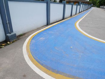 View of empty road