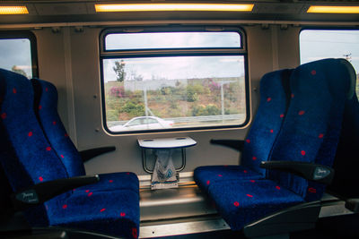 Interior of train