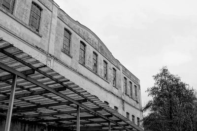 Low angle view of building against sky
