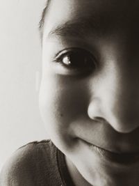 Close-up portrait of boy