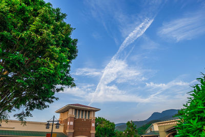 Low angle view of building against sky