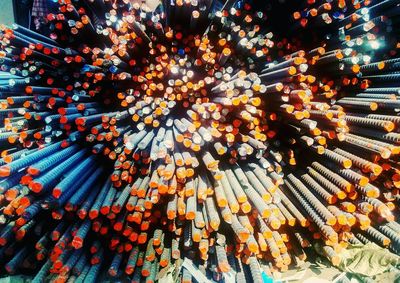 Full frame shot of multi colored umbrellas