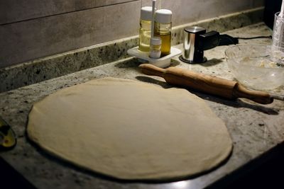 Close-up of bread in kitchen