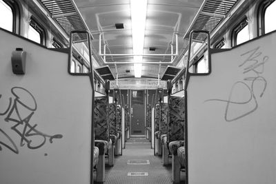 Empty subway station