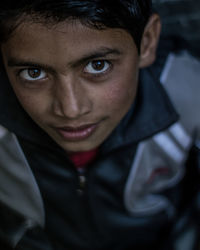 Close-up portrait of man