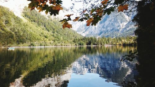 Scenic view of lake