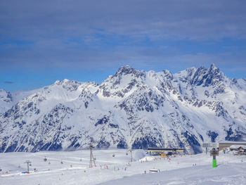 Scenes from the skiing areas in and around alpes d'huez in france.