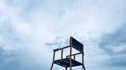 Low angle view of built structure against sky