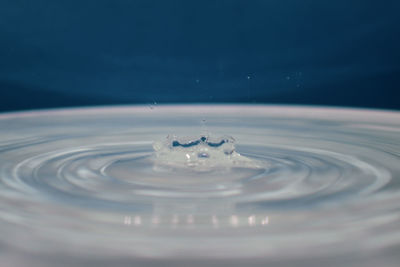 Water drop high speed photography close-up