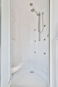 View of shower in bathroom