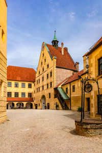 Houses in city