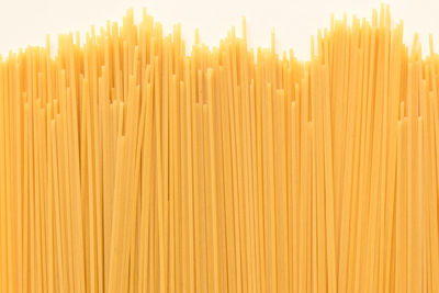 Close-up of spaghetti pasta, full frame 