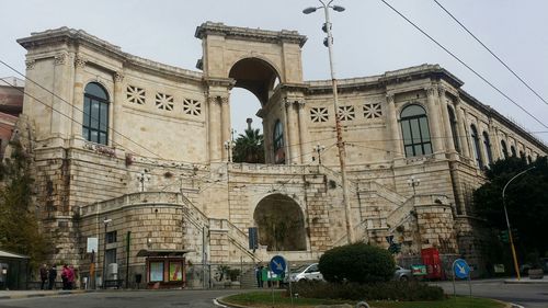 Facade of building