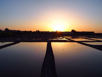 Scenic view of sunset