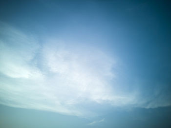 Low angle view of clouds in sky