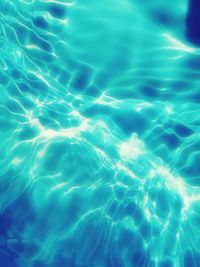 Full frame shot of water in swimming pool
