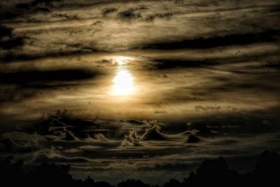 Scenic view of sunset against sky